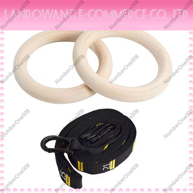 Gymnastic Rings Wooden - Anneaux de gymnastique en bois de