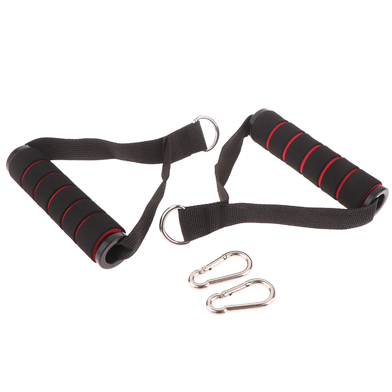 Resistance Band Heavy - Poignées métalliques pour machine à câbles,