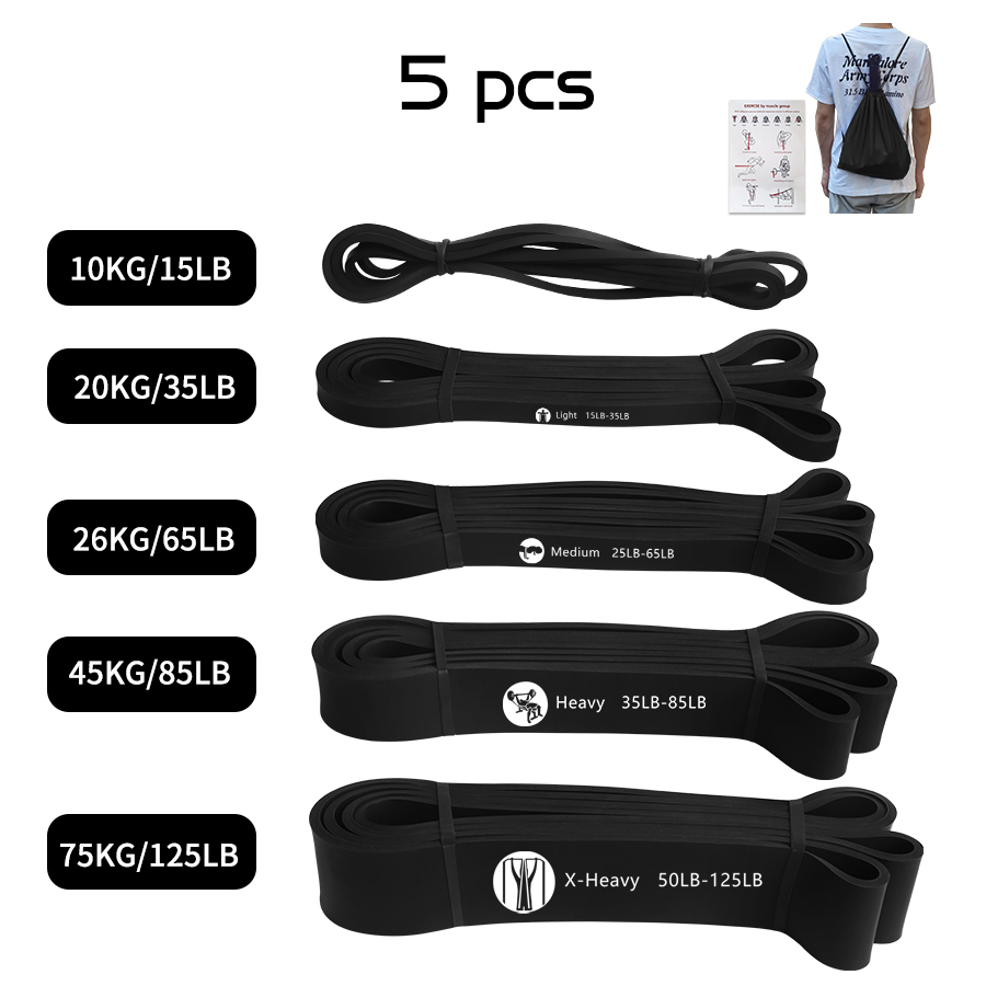 Resistance Band Heavy - Bande élastique d'exercice pour le sport,