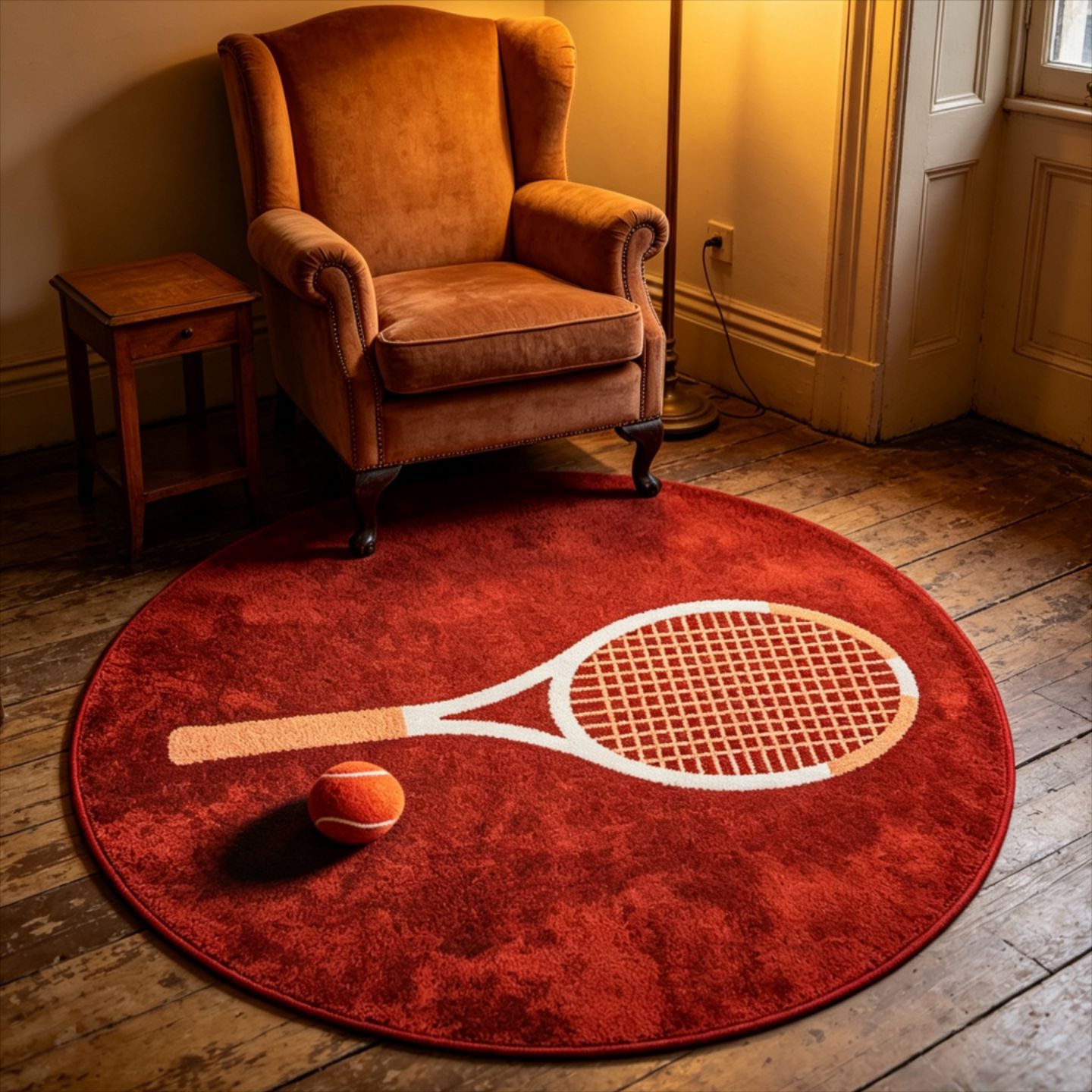 NOUVEAU Tapis Rond Doux Tufté  - Home Zone Gym avis et prix