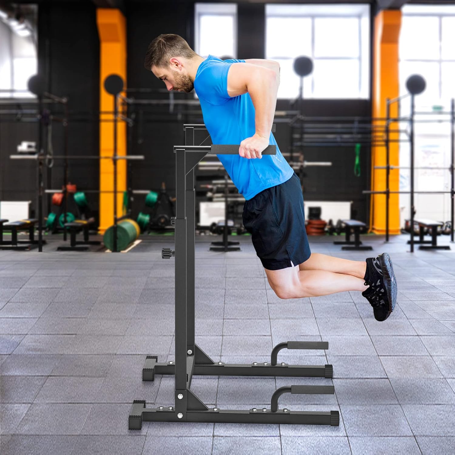 Barres parallèles en métal pou - Home Gym With Leg Press avis et prix