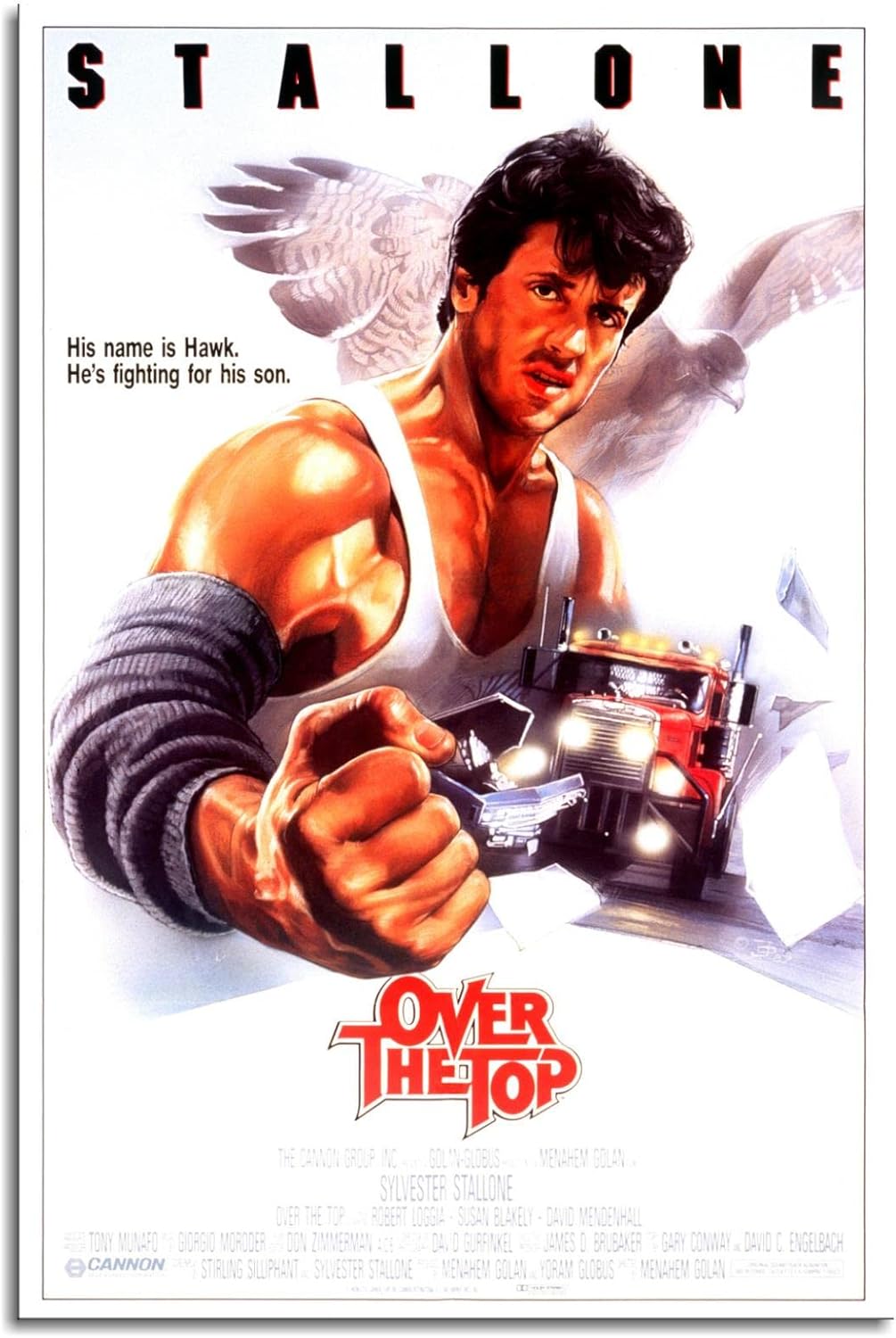 Affiche de film Over The Top,  - Home Gym Decor avis et prix