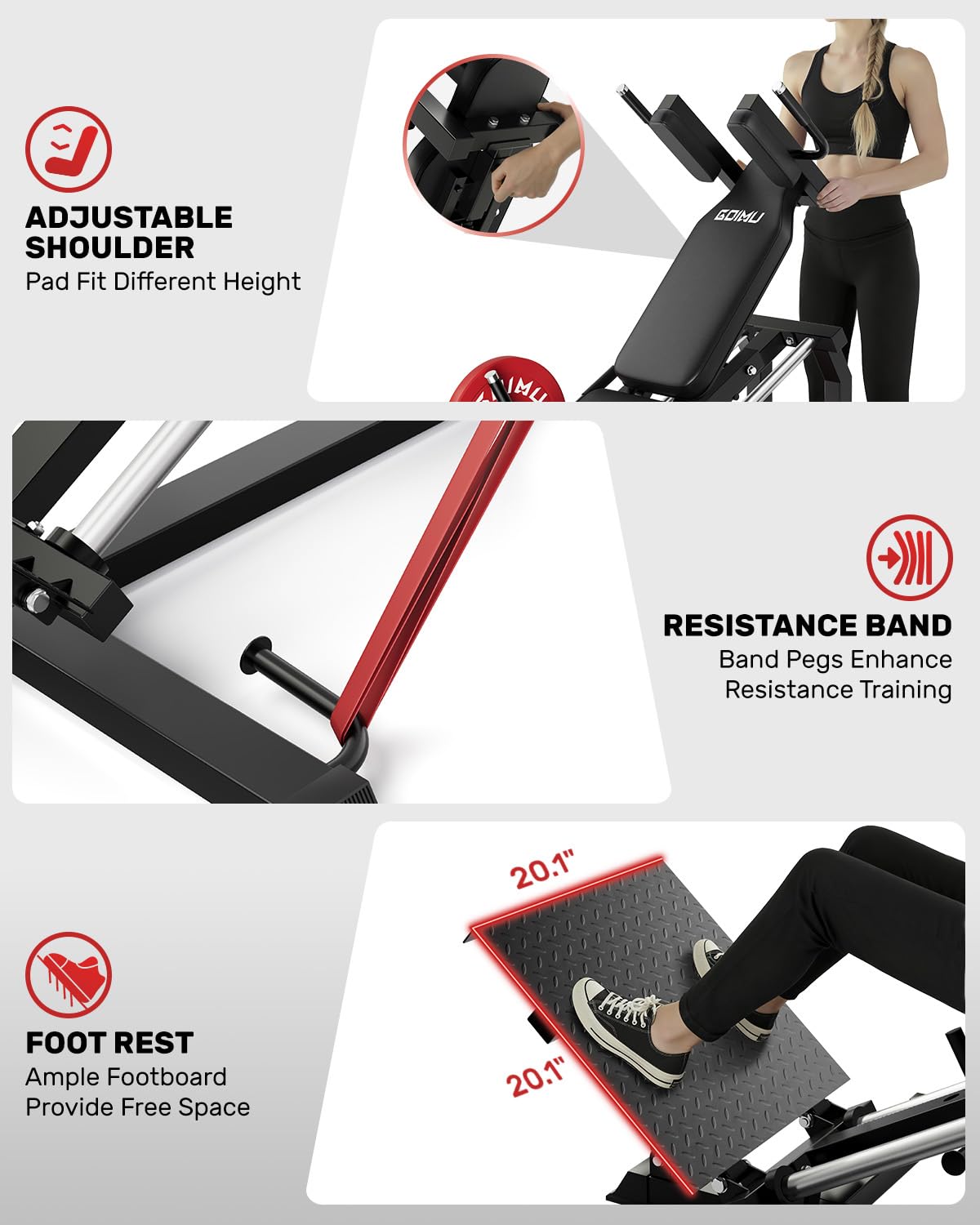Machine de presse à cuisses L5 - Home Gym With Leg Press avis et prix