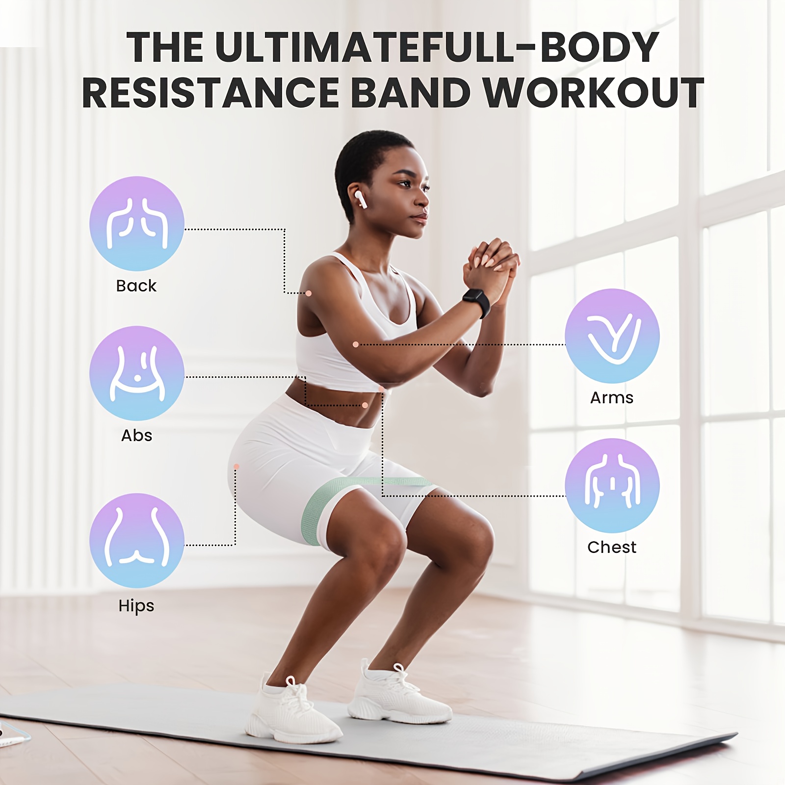 1 pièce/4 pièces bandes de rés - Resistance Band Heavy avis et prix