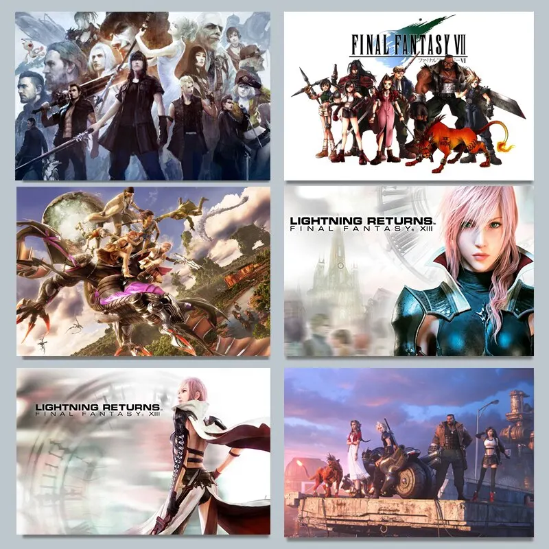 Affiche en toile Final Fantasy - Home Gym Decor avis et prix