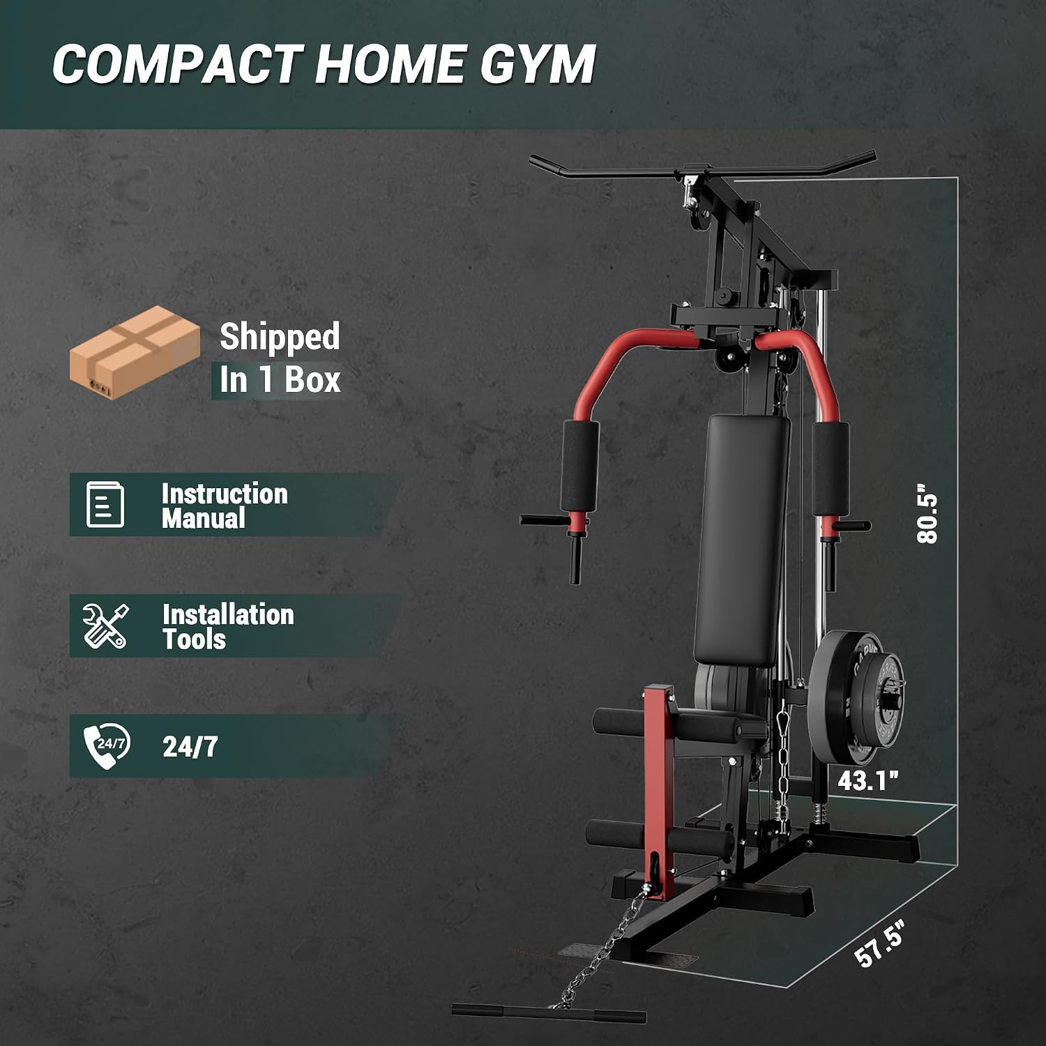 Appareil de musculation comple - Home Gym With Leg Press avis et prix