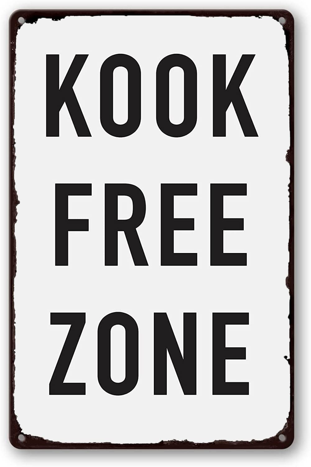 Panneau en métal Kook Free Zon - Home Zone Gym avis et prix