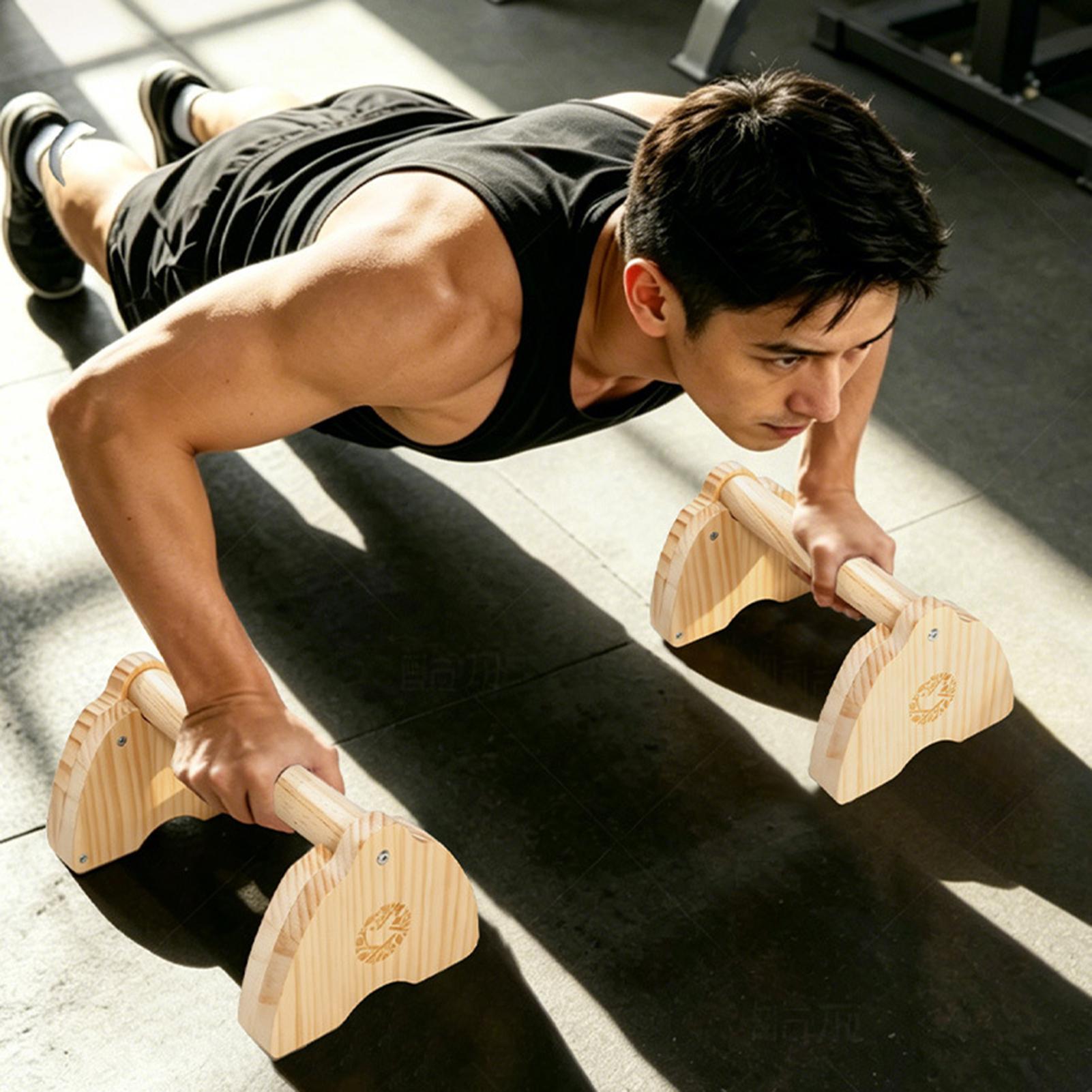 2 supports de pompes en bois d - Push Up Stand Bar avis et prix