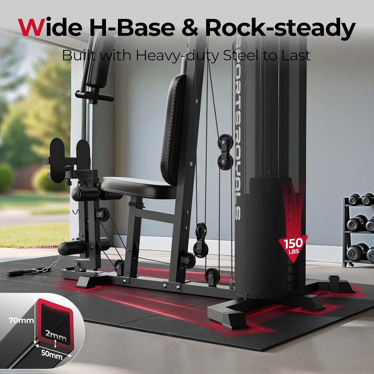 Station d'entraînement multifo - Home Gym With Leg Press avis et prix