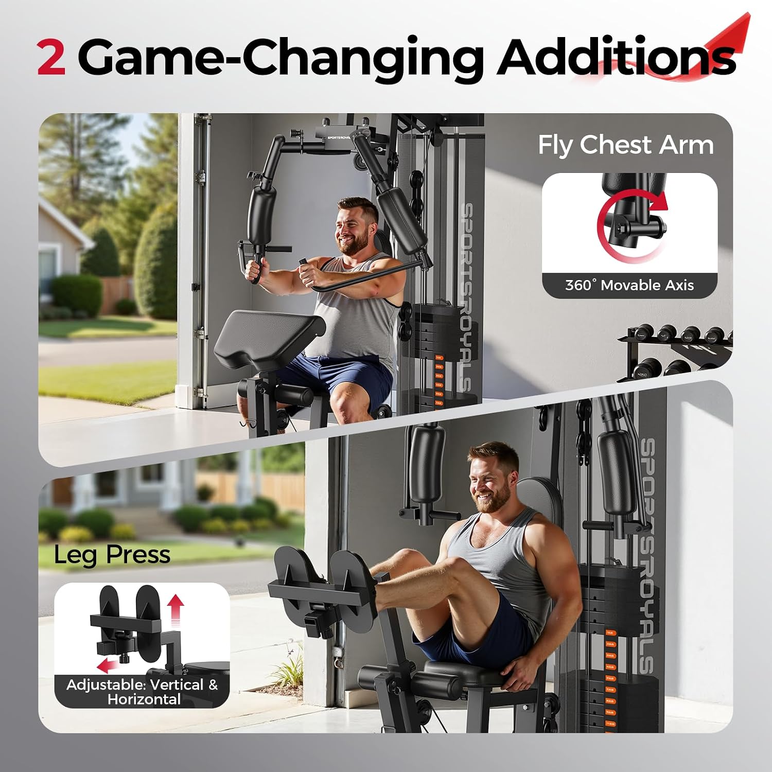 Station d'entraînement multifo - Home Gym With Leg Press avis et prix